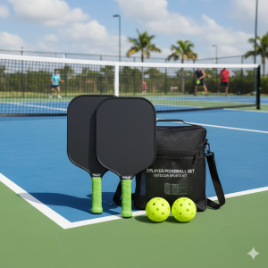 2-Player Pickleball Set – Complete Outdoor Sports Kit with Paddles & Balls
