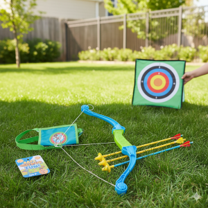 Kids' Bow and Arrow Set – Safe Outdoor Play Toy for Children